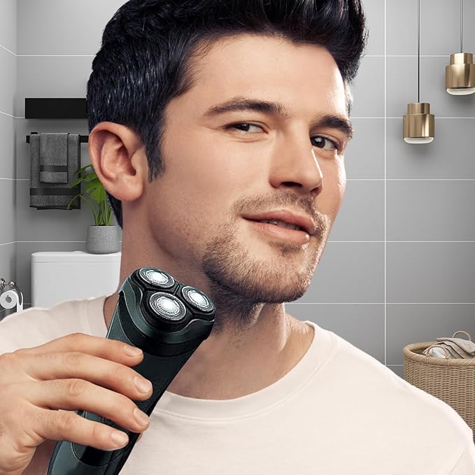 9 Pack SH30 Replacement Head Compatible with Philips Norelco Series 3000,2000,1000 and S738， Upgraded SH30 Compatibility Double blades for norelco 1000 replacement heads