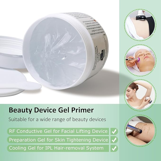 Preparation Gel - Conductive Gel for use with RF Facial Firming and Body Slimming Machines