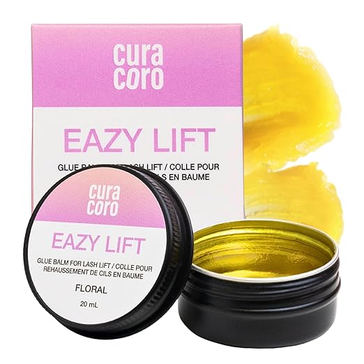 Curacoro Eazy Lash Lift Glue Balm, Nourishing Lash Lift Adhesive for Eyelash Curling & Lamination | Hydrating, Long-Lasting Lash Lift Balm