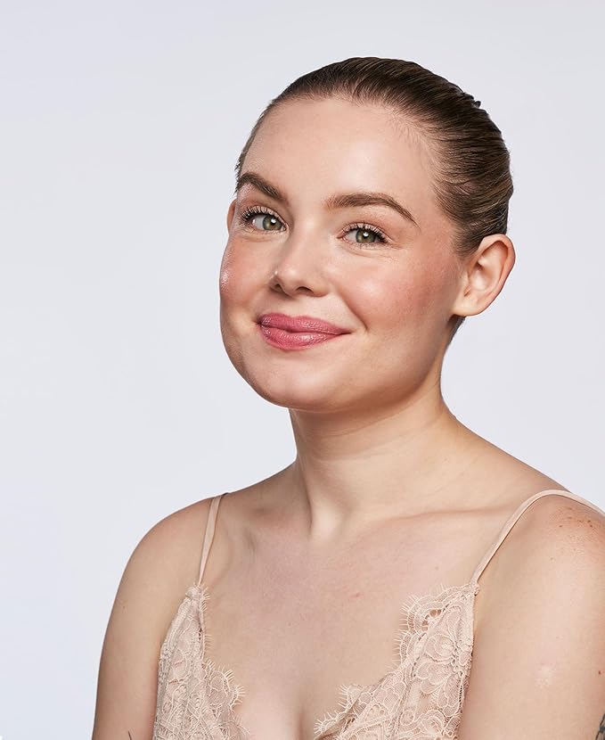 Wander Beauty On-the-Glow Blush and Illuminator - Petal Pink/Nude Glow - 7-in-1 Hydrating Cream Blush & Highlighting Stick - Stick Blush for Cheeks, Lip, & Body - Highlighter Makeup & Blush - 0.4 oz