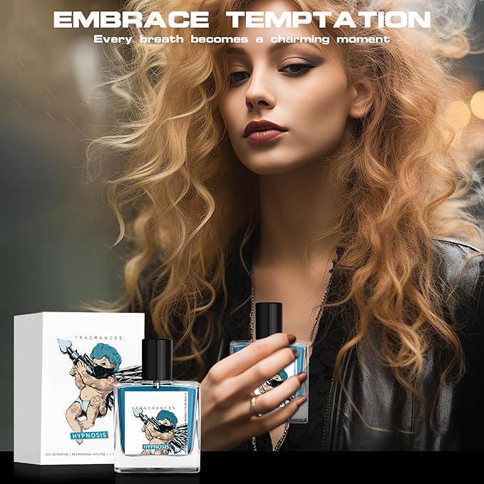 Pheromone Cologne for Men, Hypnosis 2.0 Cologne for Men, Pheromone-Infused Hypnosis, Enhances Intimacy, Lasting Fragrance, 50ml Gift for Father, Boy Friend and Husband