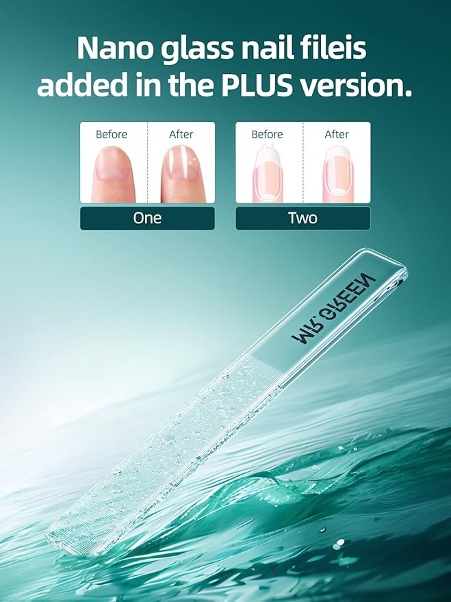 MR.GREEN Nail Clippers, 5PCS Nail Clipper Set with Fingernail Clippers,Ear Pick,Glass Nail File,Tweezers, Professional Manicure Set for Men and Women, Nail Cutter with Leather Case (Purple)