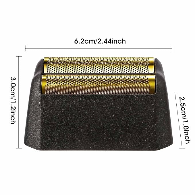 Professional 5 Star Series Finale Shaver Shaper Replacement Foil and Cutter Bar Assembly Compatible with Shaver Model 7031-100, 7043-100 Super Close Super Close Shaving Replacement Heads Black