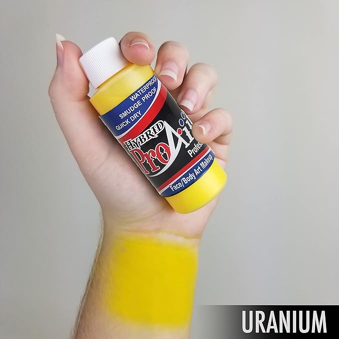 Face Painting Makeup - ProAiir Makeup - Set of 6 Atomic UV Colors - 2.1 oz (60ml)