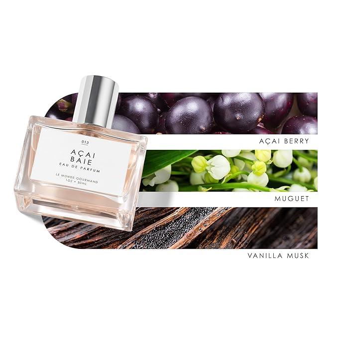 Le Monde Gourmand Açai Baie Eau de Parfum - 1 fl oz (30 ml) - Vanilla, Berry, Muguet Perfume Notes