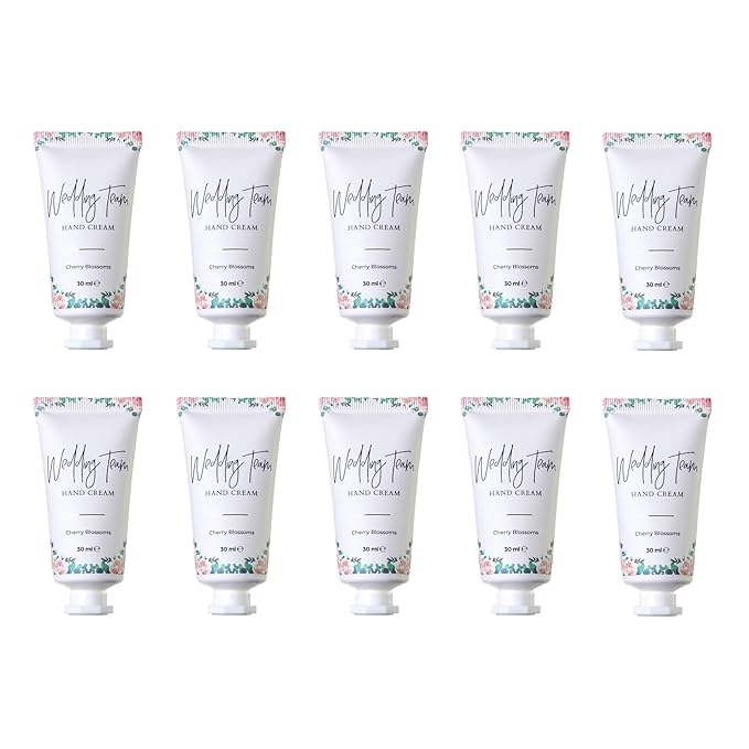 Pop Fizz Designs Bridesmaid Gifts- Wedding Team Hand Cream (10 pack)