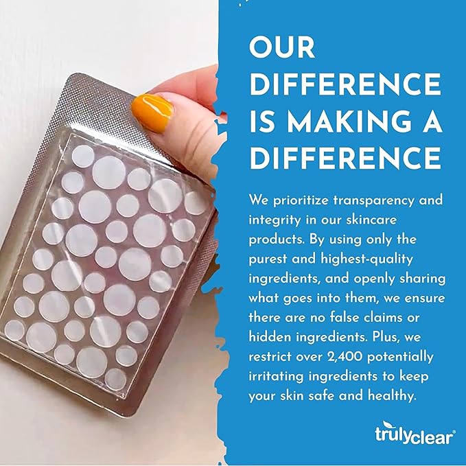 Hydrocolloid Acne Patches for Face & Body - 72 Count | Pimple Stickers for Breakouts, Zits, Blemishes & Imperfections | Cruelty-Free Cover Dots for Overnight Results