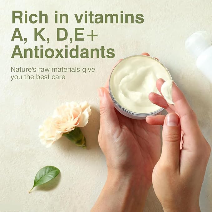 Beef Tallow for Skin, Tallow and Honey Cream,Tallow Face Moisturizer, Natural Organic Grass-Fed Beef Tallow Balm with Raw Honey Moisturizing Cream for Body Lotion Skin Care for Sensitive Skin 2 Packs