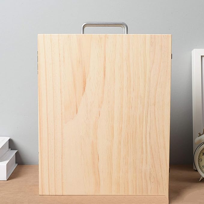 VolksRose Essential Oil Storage Wooden Box, 72 Slots for 5-15ml Essential Oil Roller Bottles, Carrying Case Display Large Organizer Gift Box Container for Travel, Presentation, Nail Polish, Makeup