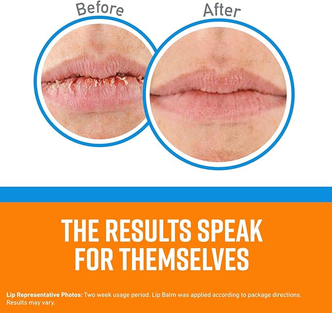 O'Keeffe's Lip Repair Lip Balm for Dry, Cracked Lips, Stick, (Pack of 4: 3 Cooling + 1 Unscented)