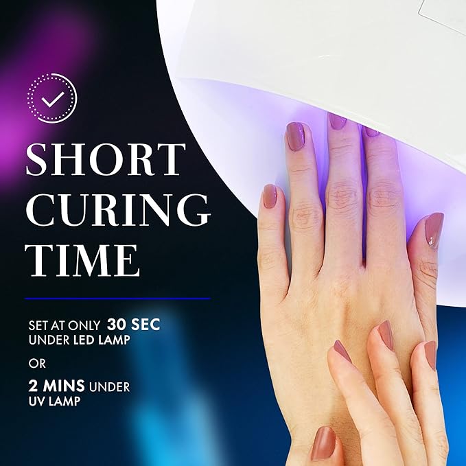 JOYA MIA Gel Polish Set – Base & Top Coat, No Wipe, Soak-Off, 15ml Each, Long-Lasting, High-Gloss, Super Adhesive