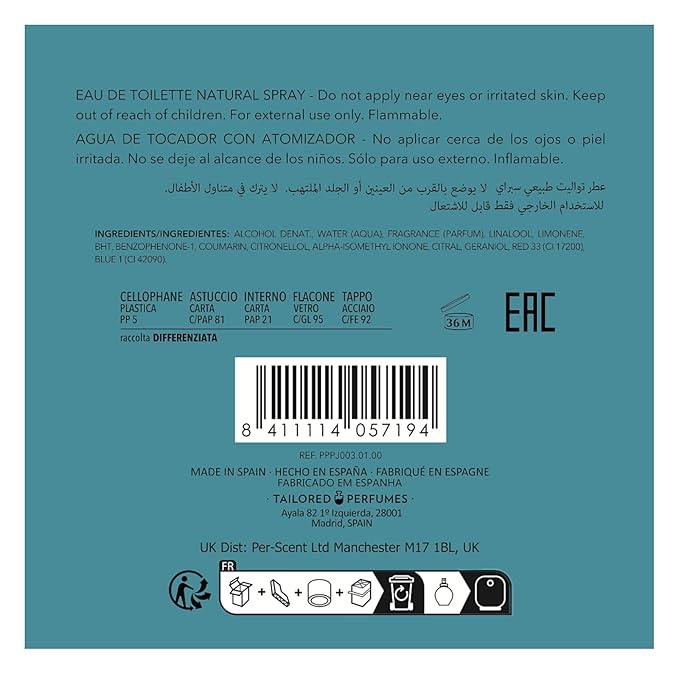 Pepe Jeans London for Men - 3.4 Oz Edt Spray, 3.4 Oz