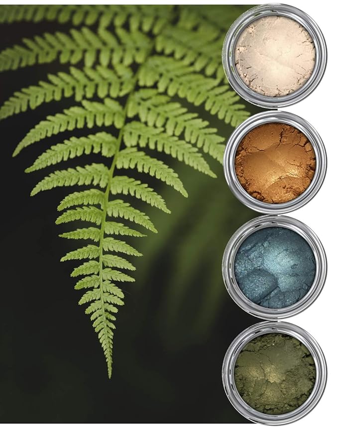 Concrete Minerals Eyeshadow, Silky- Smooth and Highly Pigmented, Longer-Lasting With No Creasing, 100% Vegan and Cruelty Free, Handmade in USA, 8 Grams Loose Mineral Powder (Forest Queen)