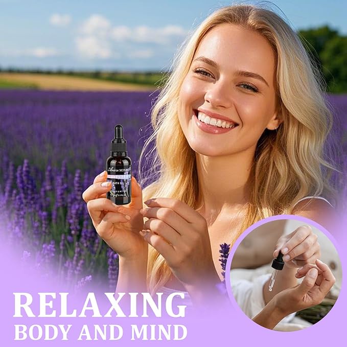 Spa Gift Basket Set, Lavender Home Spa Gift for Women With Shower Gel, Bubble Bath, Body Butter, Bath Salt, Bomb, Oil, Soap - Gift Idea for Mother, Girlfriend, Wife