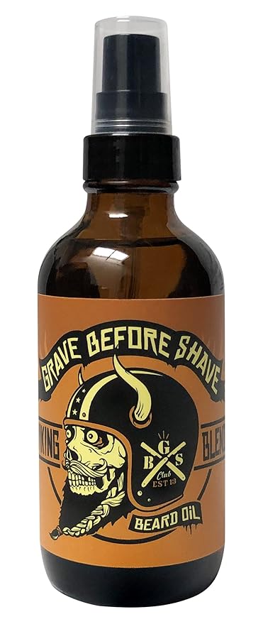 Grave Before Shave Viking Blend Beard Oil 4 oz. BIG BOTTLE