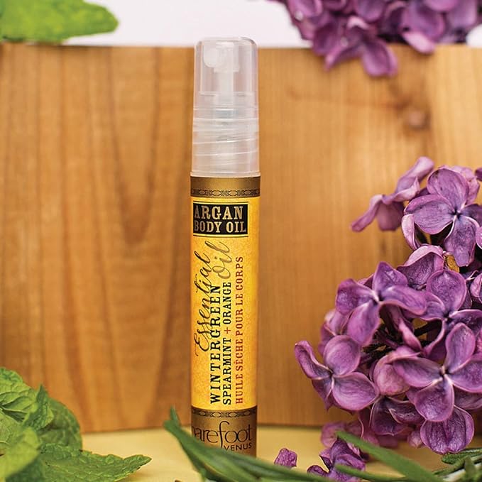 Mustard Bath Essential Oil Bundle: Instant Hand Repair (3 oz), Mini Instant Hand Repair (1 oz), Argan Body Oil (0.27 oz)