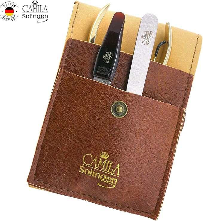 CSK2 Pedicure and Manicure Set with Nail File, Cuticle Trimmer and Tweezers for Perfect Cuticle Care and for Nose and Eyebrow Hair Cutter, Perfect Pedicure Tools and Skin Tag Remover