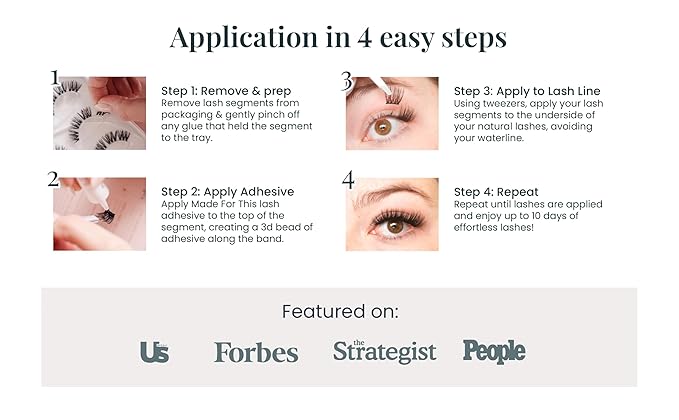 FlutterHabit Weightless Collection, DIY lash Extensions [1 month], Lash Clusters for Women, Salon Quality At Home Eyelash Extension Kit, Dramatic False Lashes (Full Drama),No Lash Glue Included