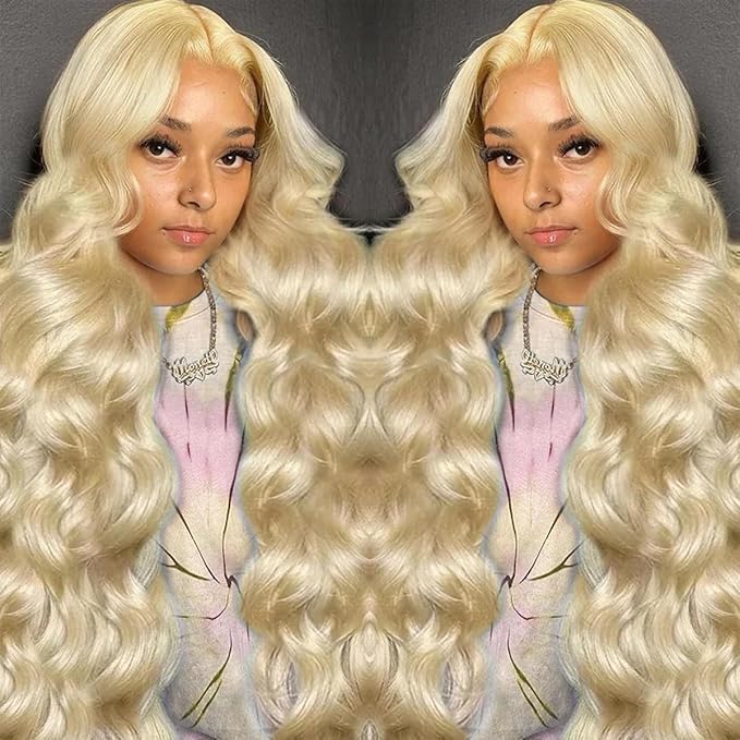 24 Inch Blonde Wig 613 Body Wave Lace Front Wig 13x4 HD Lace Frontal Pre Plucked With Baby Hair Glueless Wig For Women 200 Density