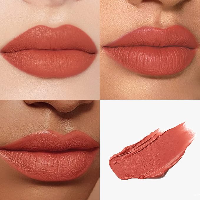 Catkin Rouge Matte Lipstick, Waterproof Long Lasting Satin Moisturizing Smooth Soft 0.13 Ounce-Chinese Style (137)