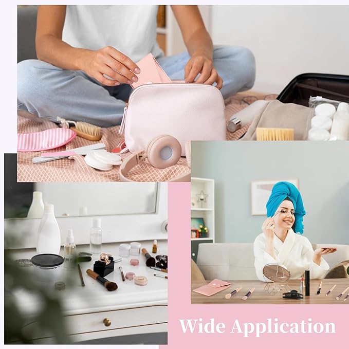 12 Sets Travel Makeup Brushes, Makeup Brush Bag with 8 Brushes, Bridesmaid Present, Synthetic Fiber Makeup Brush, Foundation Blush Shadow Brush Set, Portable Makeup Brush Set for Weddings Parties