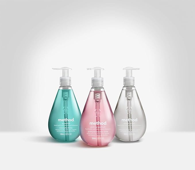 Method Gel Hand Soap, Sweet Water, Biodegradable Formula, 12 fl oz (Pack of 3)