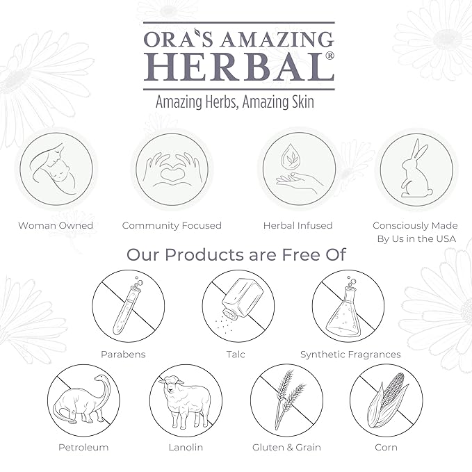 Ora's Amazing Herbal Calendula Skin Salve and Oil Set, Made with Grapeseed Oil, Organic Licorice, Responsibly Sourced Beeswax, 4 oz salve with 2 oz oil