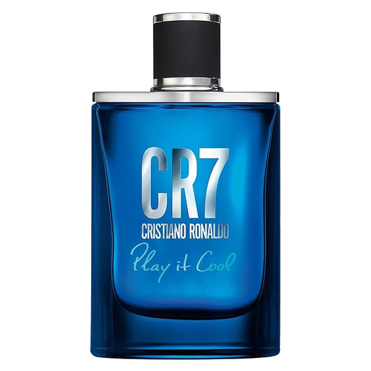 Cristiano Ronaldo - CR7 Play It Cool - Men's Eau de Toilette Spray - Fresh Spicy & Aromatic Fragrance With Notes of Bergamot, Cardamom & Amber - 1.7oz