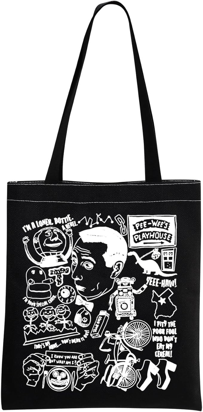 MNIGIU P-ee Herman Playhouse Tote Bag - P-ee Herman Fan Gift Merchandise