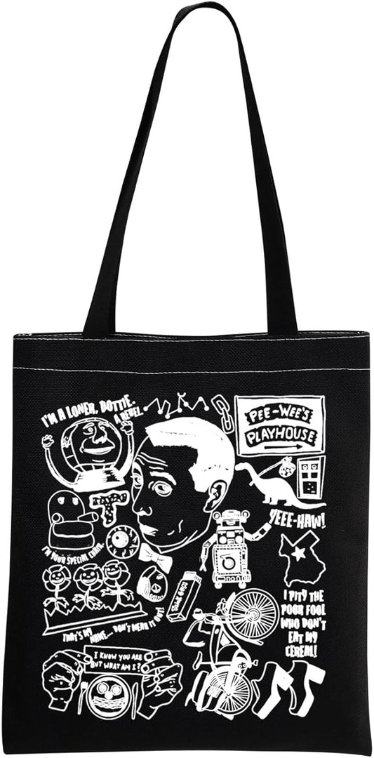 MNIGIU P-ee Herman Playhouse Tote Bag - P-ee Herman Fan Gift Merchandise