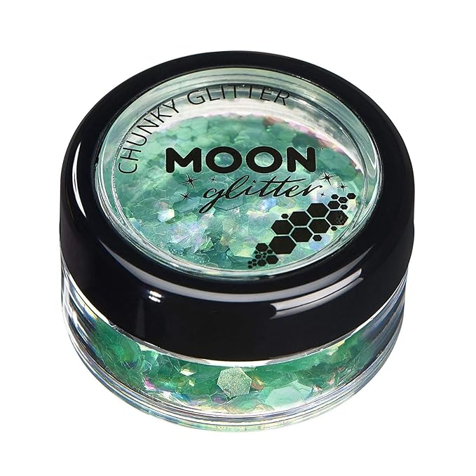 Mermaid Glitter Kit by Moon Glitter - 100% Cosmetic Glitter for Face, Body, Nails, Hair and Lips
