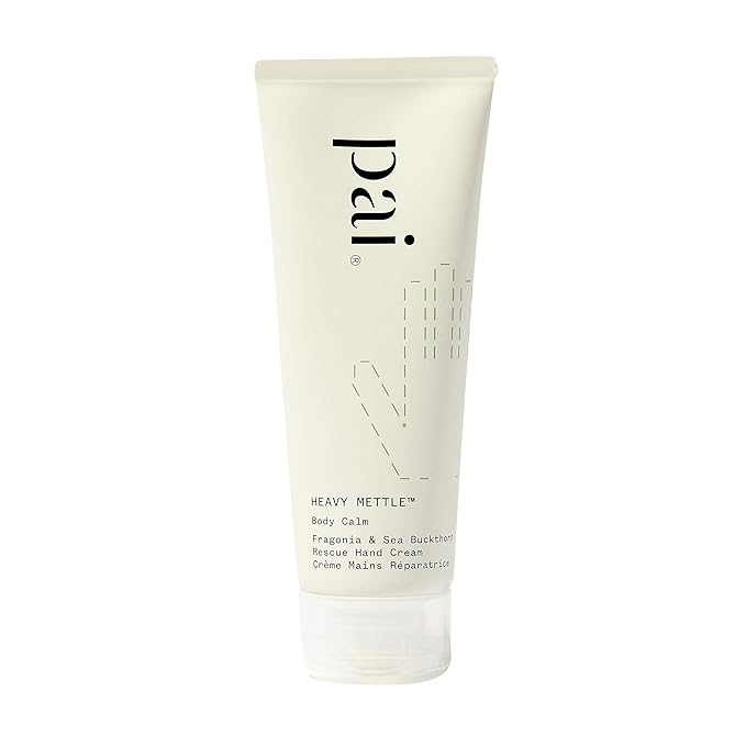 PAI SKINCARE - Heavy Mettle: Organic Fragonia + Sea Buckthorn Rescue Hand Cream | Natural, Vegan, Sensitive Skincare (2.5 fl oz | 75 mL)