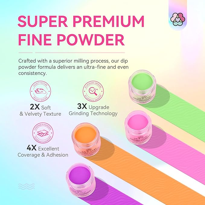 SAVILAND Dip Powder Nail Kit Starter: 29 PCS Set for All Seasons With 15 ml Liquid, Base Top Coat Activator for French Nail Art Manicure DIY Salon - Ideal Gift Set