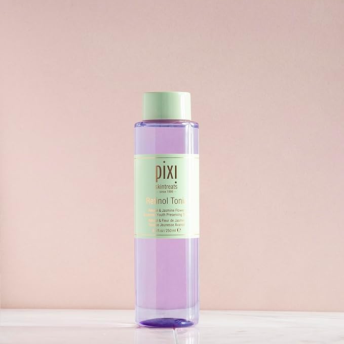 Pixi Retinol Tonic, Smoothing & Firming Facial Toner, Enhanced with Peptides to Boost Collagen Production, Alcohol-Free Daily Rejuvenating Toner, 250 ml / 8.5 fl oz