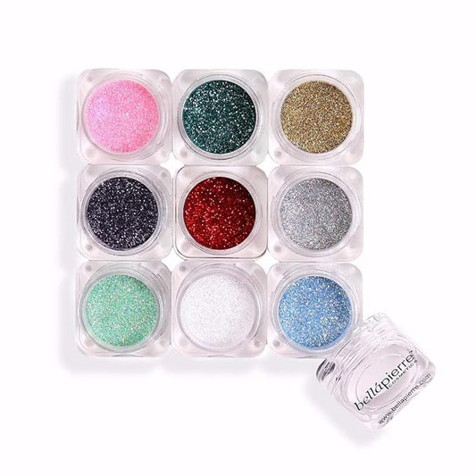 bellapierre Shimmer Powder 9 Stack | Paraben Free Eyeshadow | Vegan & Cruelty Free Eye Makeup - 9 Count - Glamour