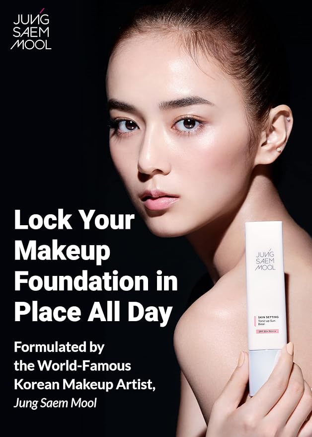 JUNG SAEM MOOL OFFICIAL] Skin Setting Tone up Sun Base | Weightless CC Cream | Makeup Artist Brand