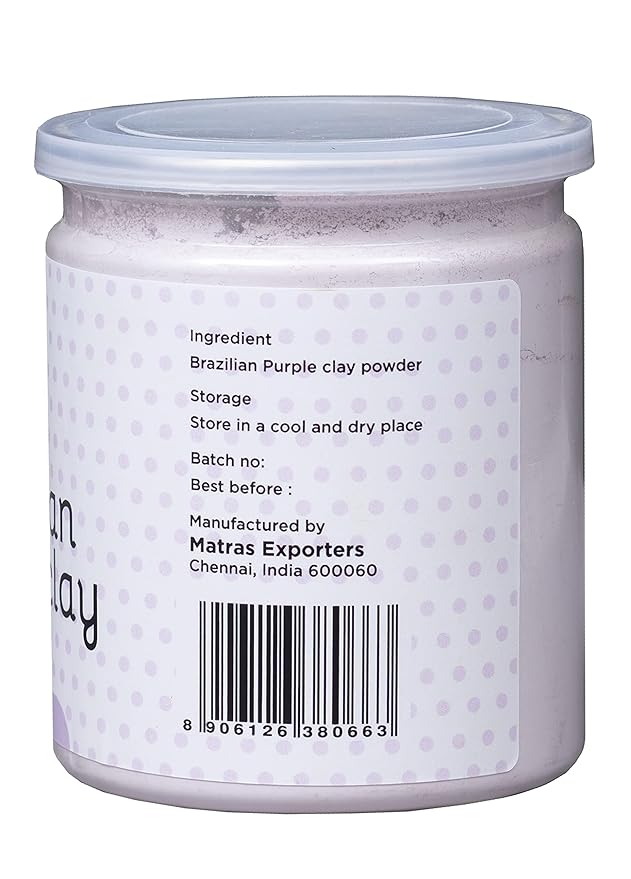 Brazilian Purple clay 8oz | Soap Making Clay | Natural Purple Clay Powder for Soap Making | by Yogi's Gift ®