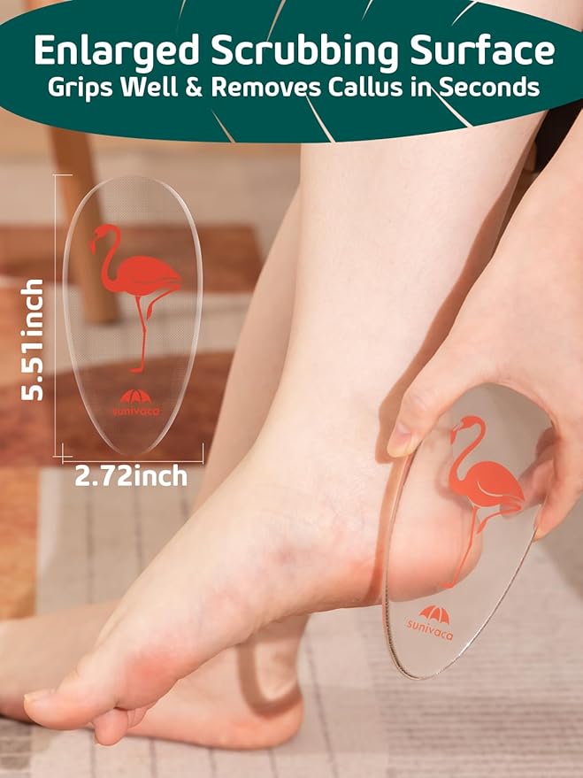 Glass Foot File Bundle Fine Flamingo - 2 Sided Coarse & Fine Pink