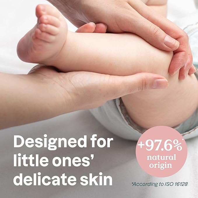 ATTITUDE Baby 2-in-1 Shampoo & Body Wash and Baby Lotion Set, EWG Verified, Dermatologically Tested Soap and Moisturizing Cream, Vegan, Pear Nectar, 16 Fl Oz each