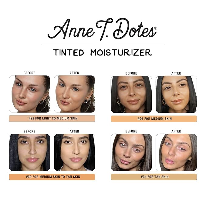 theBalm Anne T. Dotes Tinted Moisturizer #34, 34 (For Tan Skin), 1 fl. oz.