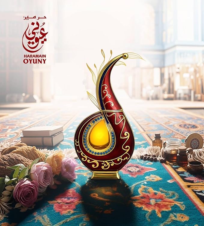 Al Haramain Oyuny 20ml Concentrated Perfume Oil for Unisex - Arabian Perfume for Women and Men - Long Lasting Floral Fragrance with Notes of Bergamot, Rose, Patchouli, Pineapple - Arabic Perfume