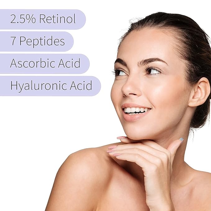 Ebanel Bundle of 20% Vitamin C Serum, and 2.5% Retinol Serum