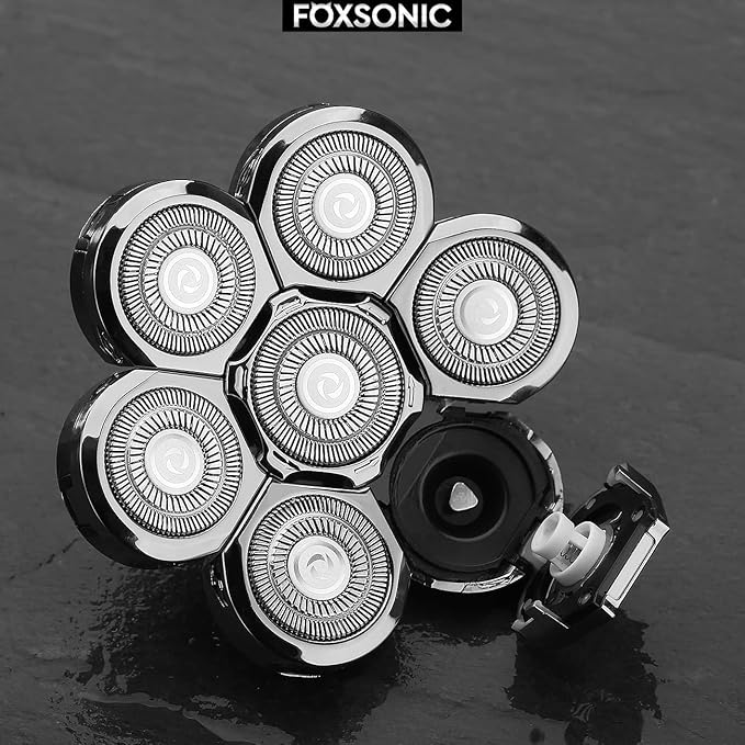 Universal 7 Blade Replacement Heads - 7 Heads for Many Main Brands Electric Shaver Razor Bald Men