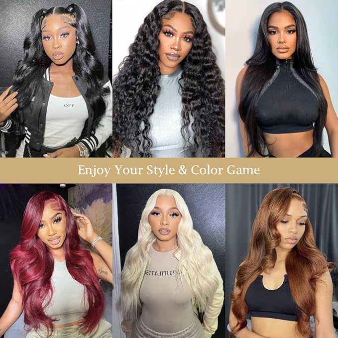 13x4 Deep Wave Lace Front Wigs Human Hair 13x4 HD Lace Front Wigs Lace Deep Curly Human Hair Wig For Women 180% Density Glueless Wigs Human Hair Pre Plucked For Beginners (22 Inch)