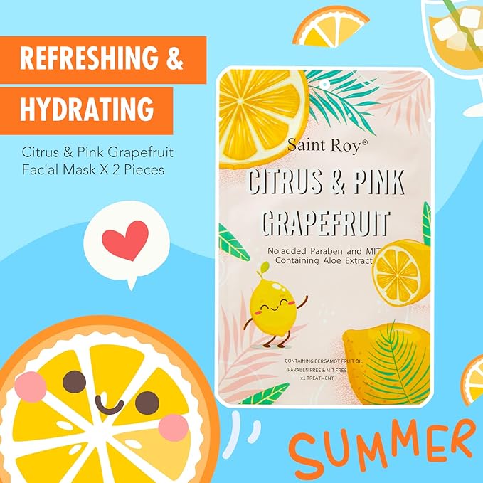 Mother's Day Gift 8 Pcs Face masks skincare,Face Mask Skin Care Bulk Pack, Hydrating Spa Face Mask, Facial sheet mask,face masks bulk For Women/Teen Girls Beauty Mask Set