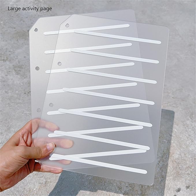 Acycoin2A 357 Extra Large Press on Organizer Nail Storage and Display Binder Book Loose-Leaf Nail Color Sample Exhibition Album with Nail Tape and Nail Tips