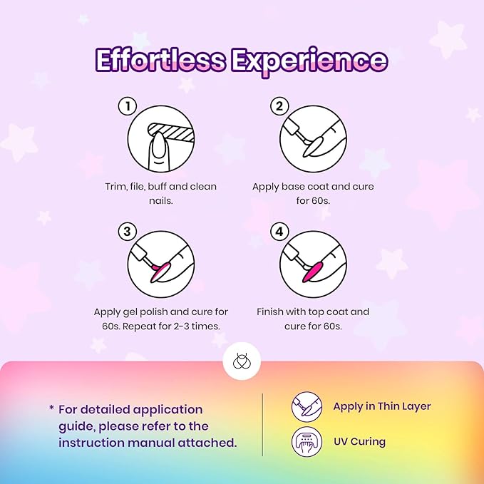 Beetles Neon Gel Nail Polish Set, 24 Pcs Purple Blue Hot Red Gel Nail Polish Green Glitter Gel Polish Unicorn Collection Soak off UV with Glossy & Matte Top and Base for Women