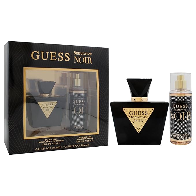 Guess Seductive Noir for Women - 2 Pc Gift Set 2.5oz EDT Spray, 4.2oz Fragrance Mist