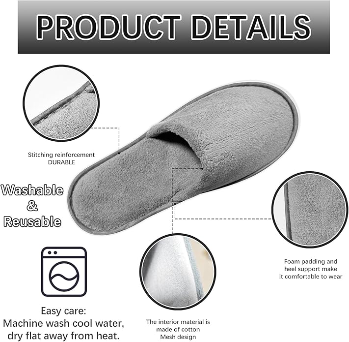 8-14-15Pairs guest slippers disposable for guests Washable Reusable Which Can Be Used As Women Men House Indoor Bathroom Bedroom hotel