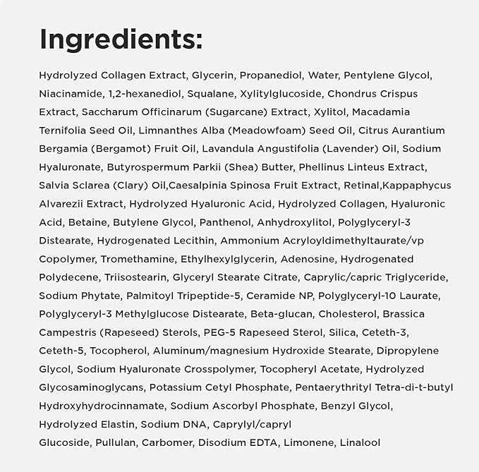 CKD Retino Collagen Guasha Face Serum [Refill] - Lifting Serum for Firming, Tightening, Anti-Aging, and Hydrating. Stainless Steel Roller. Korean Skin Care. 1.35 fl oz